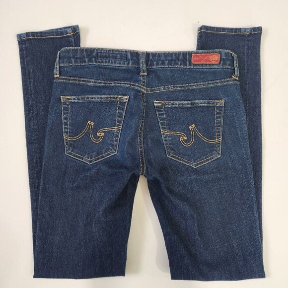 AG Adriano Goldschmied The Jegging Super Skinny Jeans 27 Dark Wash Stretch - Picture 10 of 11